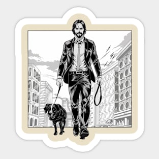 John Wick (city) Sticker